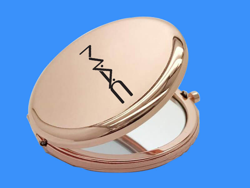 rose gold compact mirror