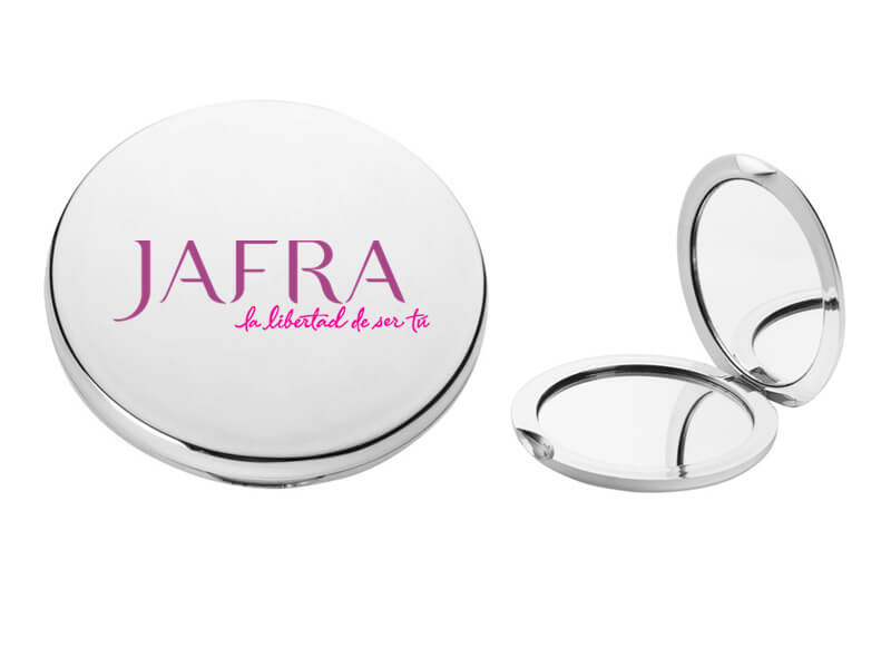 Silver Compact Mirror