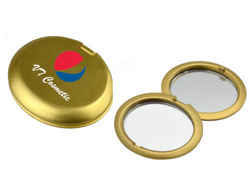 gold pocket mirror