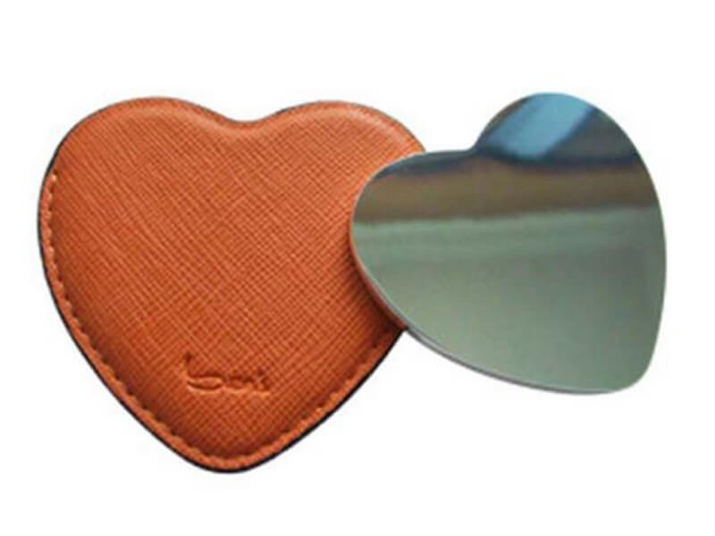 Heart Shaped Pocket Mirror