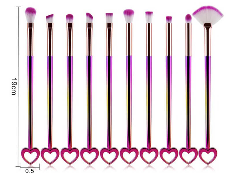 eye makeup brush set