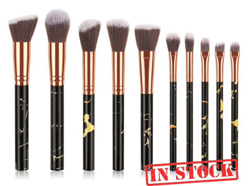 Marble Makeup Brush Set