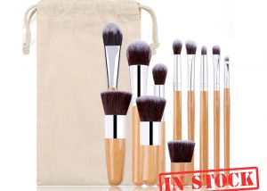 Bamboo Makeup Brush Set