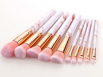 Marble Makeup Brush Set