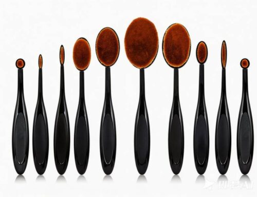 Wholesale 10-Piece Professional Oval Makeup Brush Set for Private Label